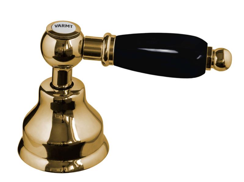 Chelsea Black Handle Brass Disk Machine Shutoff Valve - Perfect for Plumbing, Industrial, and DIY Home Repair Projects