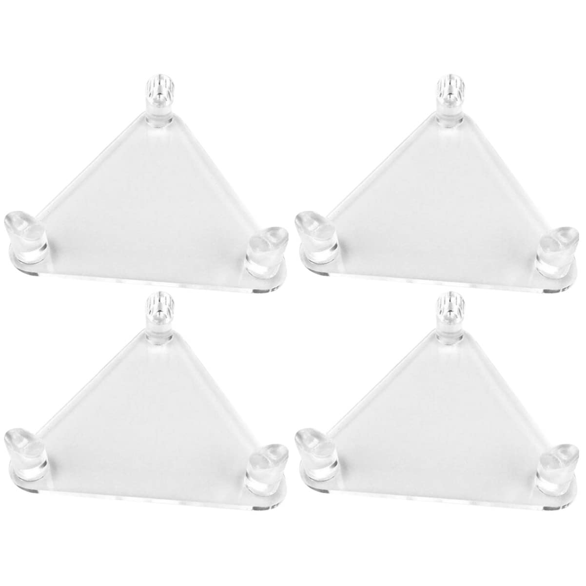 Acrylic Basketball Holder - 2pcs Transparent Ball Display Stand for Sports Decor