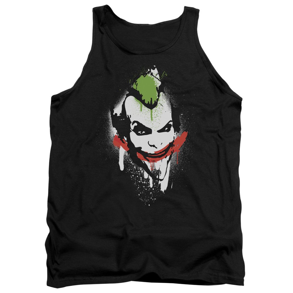 Arkham City Spraypaint Smile Unisex Tank Top for Men & Women - Casual Graphic Tee for Gaming Fans, Cosplay & Streetwear