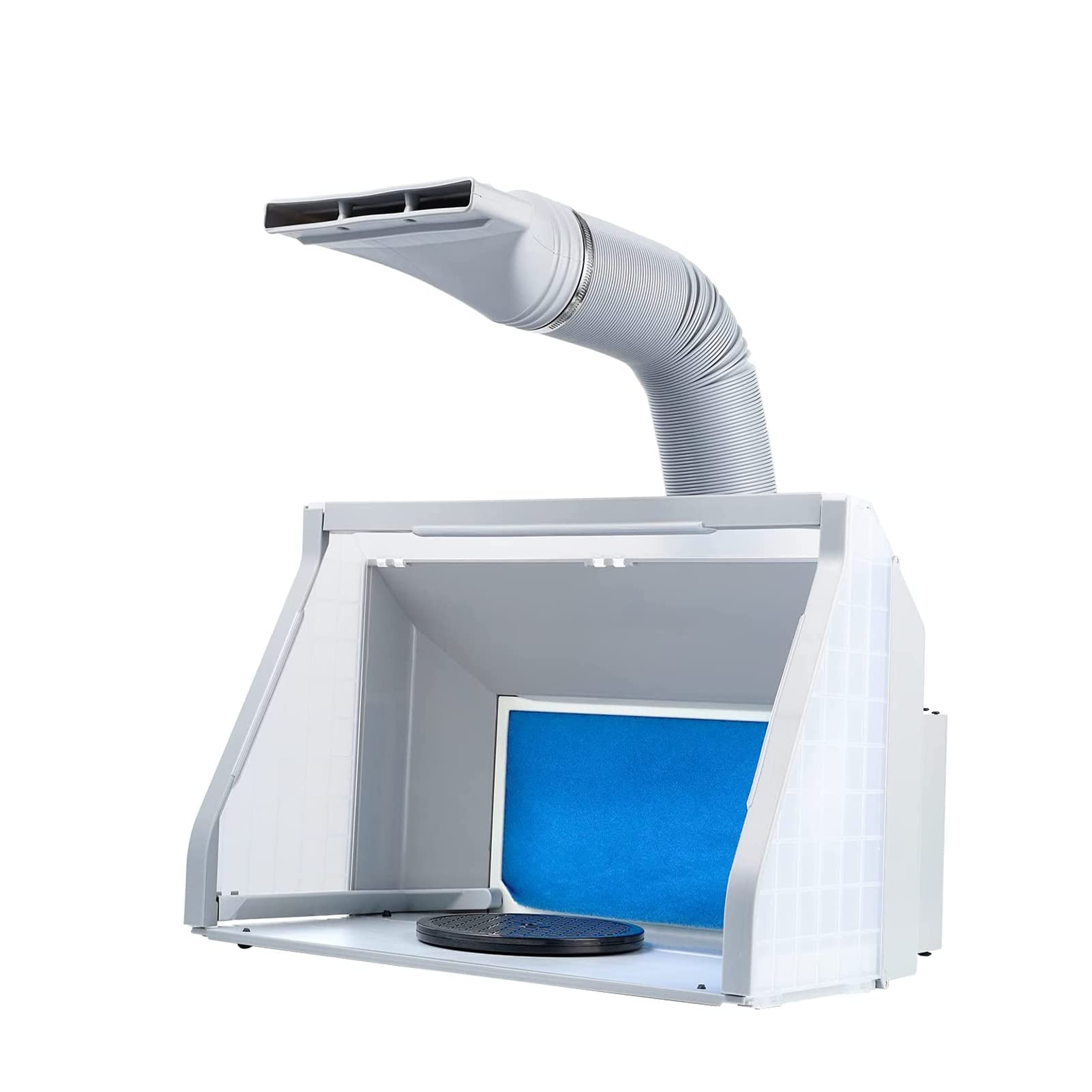 Professional Airbrush Spray Booth Kit with LED Light - Portable Hobby Craft Painting Station for Models, Cake Decorating & DIY Projects - Includes Airbrush, Paint Set & Cake Tools - Perfect for Artists, Model Builders & Home Bakers
