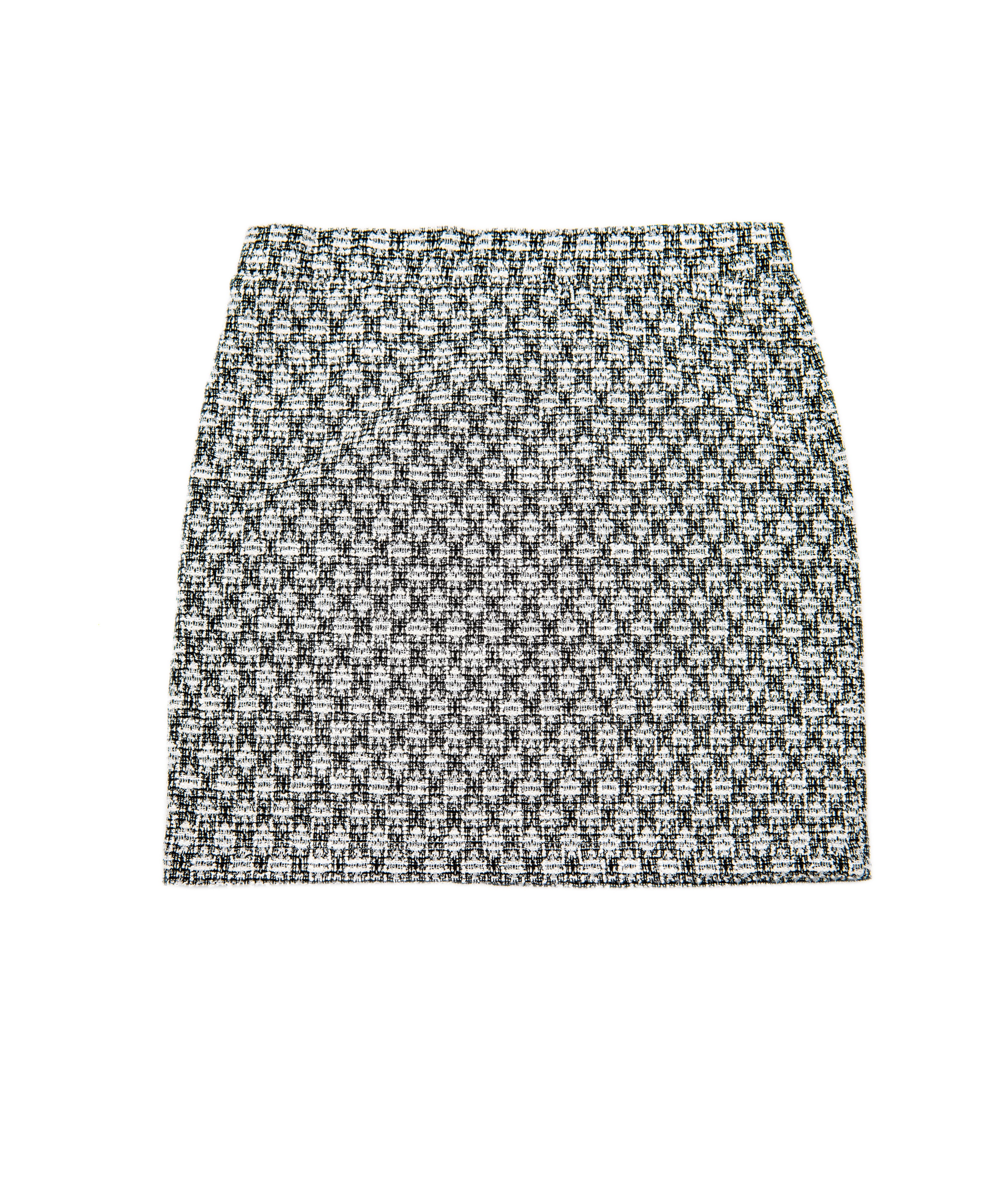By Debra Girls Tara Black & White Boucle Straight Skirt - Elegant A-Line Mini Skirt for Women, Perfect for Office, Party & Casual Outfits