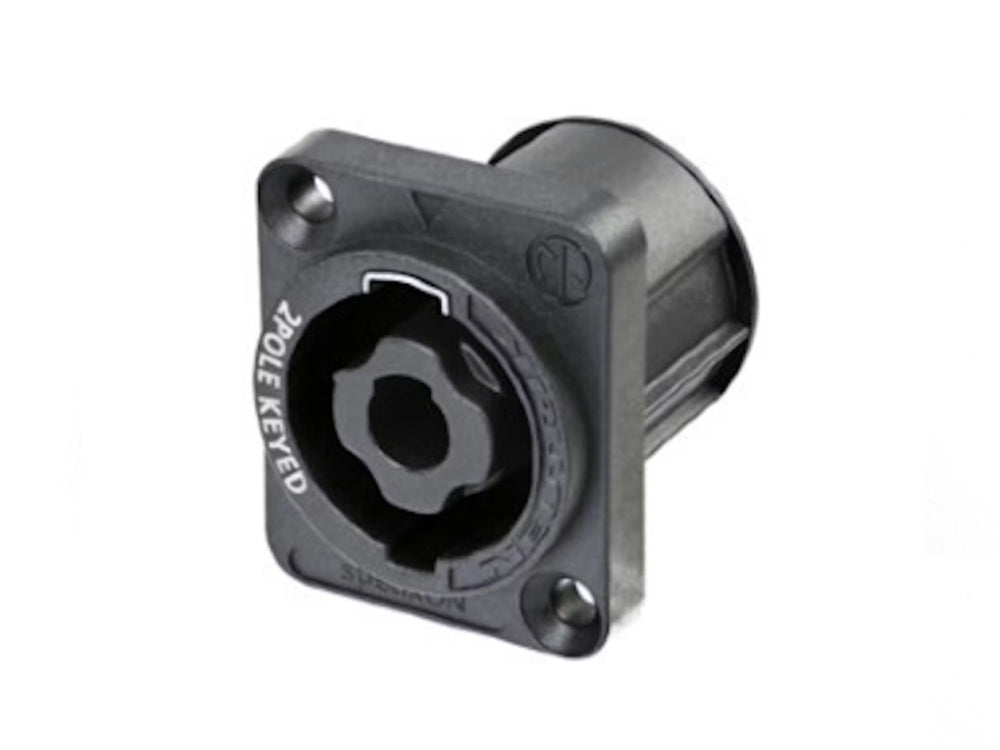Neutrik NL2MPXX Speakon Chassis Mount Socket Connector - Professional Audio Equipment for PA Systems & Live Sound Setups