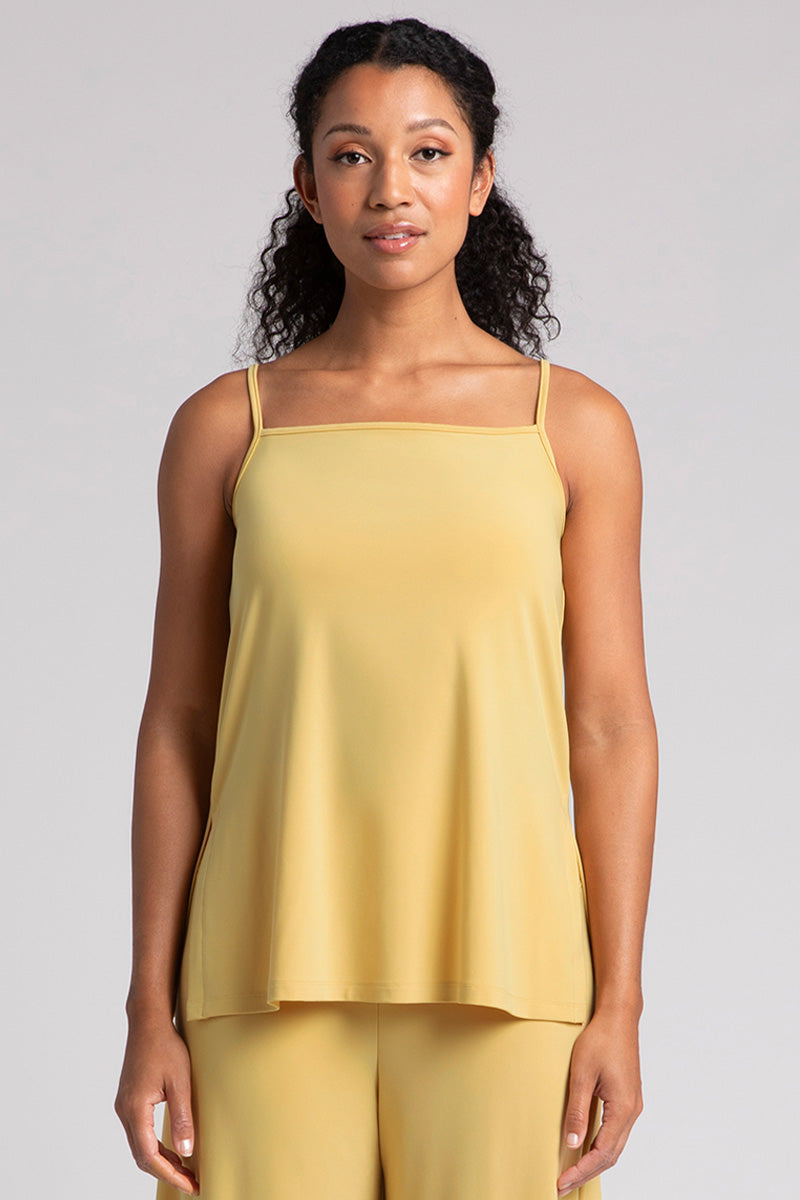 Marigold Cami Top - Women's Floral Sleeveless Tank Top for Summer, Casual Wear, Layering & Beach Outfits