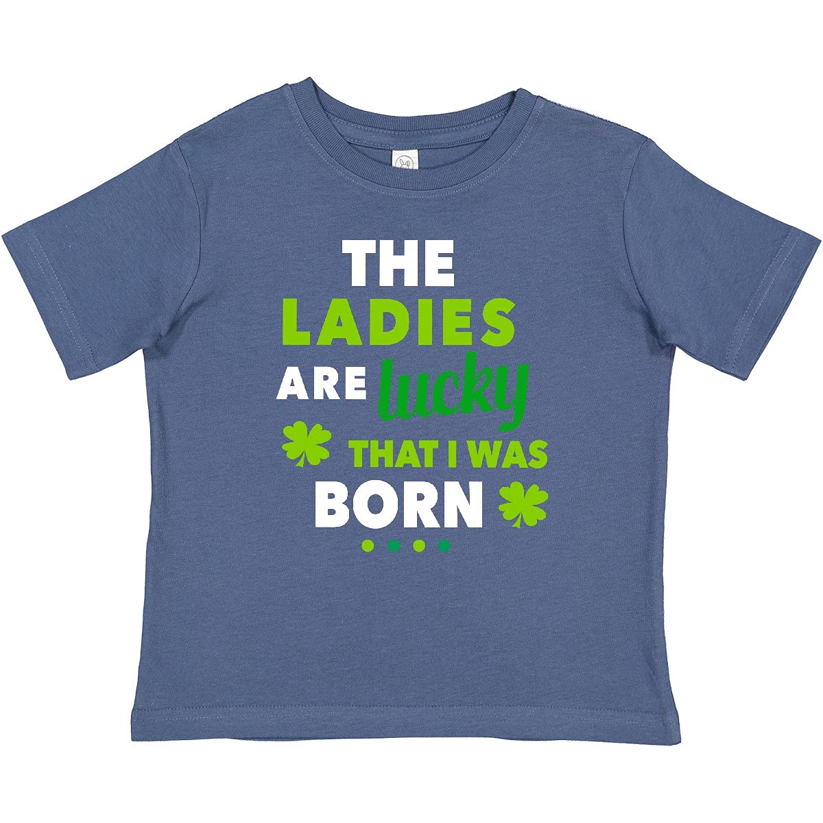 Inktastic Lucky St. Patrick's Day Baby T-Shirt - Cute Irish-Themed Outfit for Babies & Toddlers - Perfect for St. Paddy's Day Celebrations, Family Photos & Irish-Themed Events