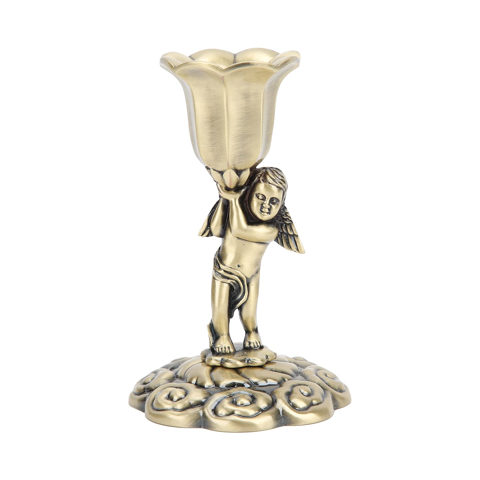 Elegant Alloy Candle Holders Set - 2.8x2.8x4.3 Inches Bronze Candle Stand for Wedding, Party, Dining & Home Decor - Perfect for Romantic Dinners, Centerpieces and Ambiance Lighting