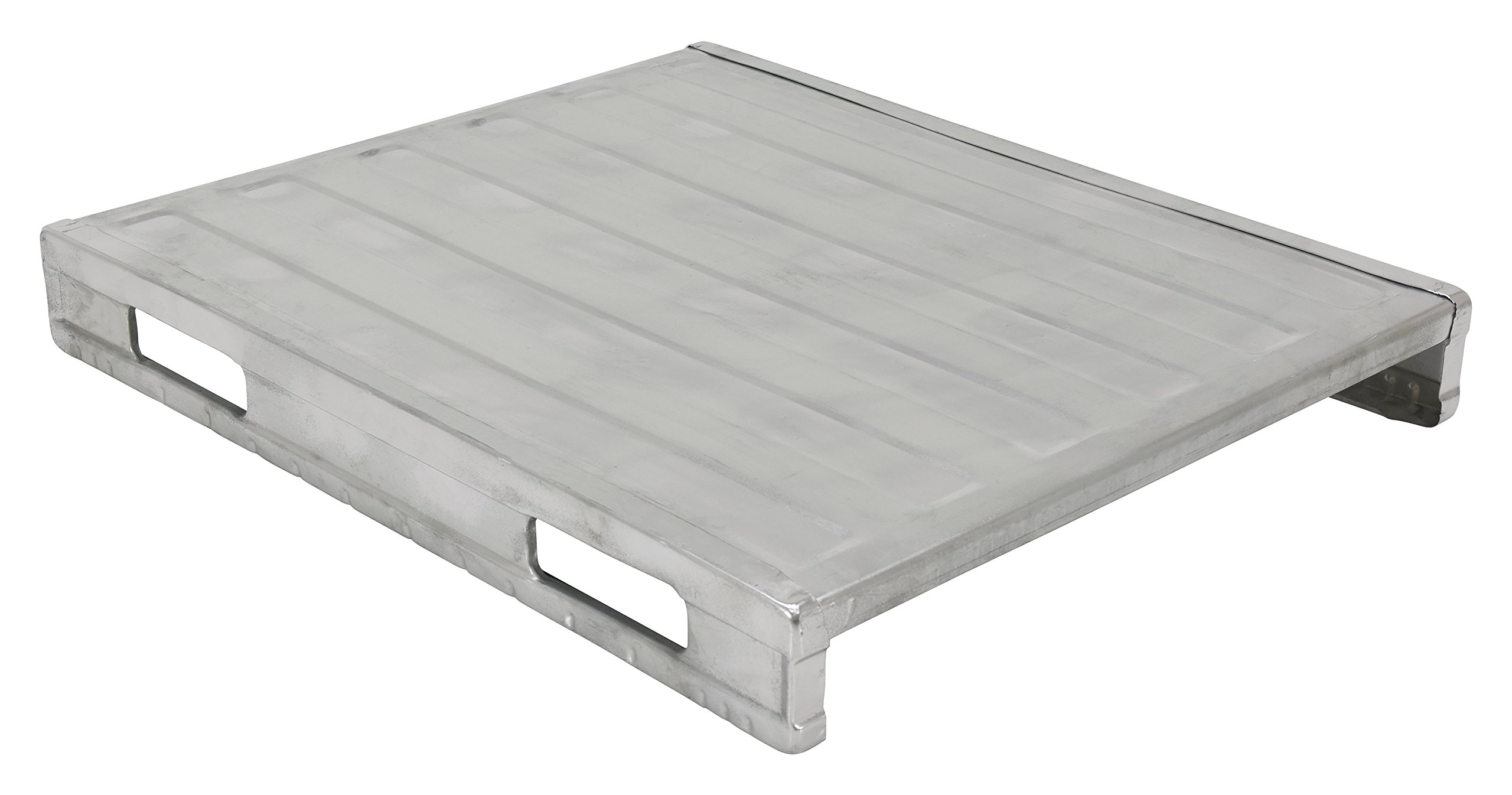 Vestil SDSP-4048 Heavy Duty Steel Solid Deck Pallet - 4000 lbs Capacity, 40x48x6 Inches - Industrial Warehouse & Shipping Platform for Forklifts & Material Handling