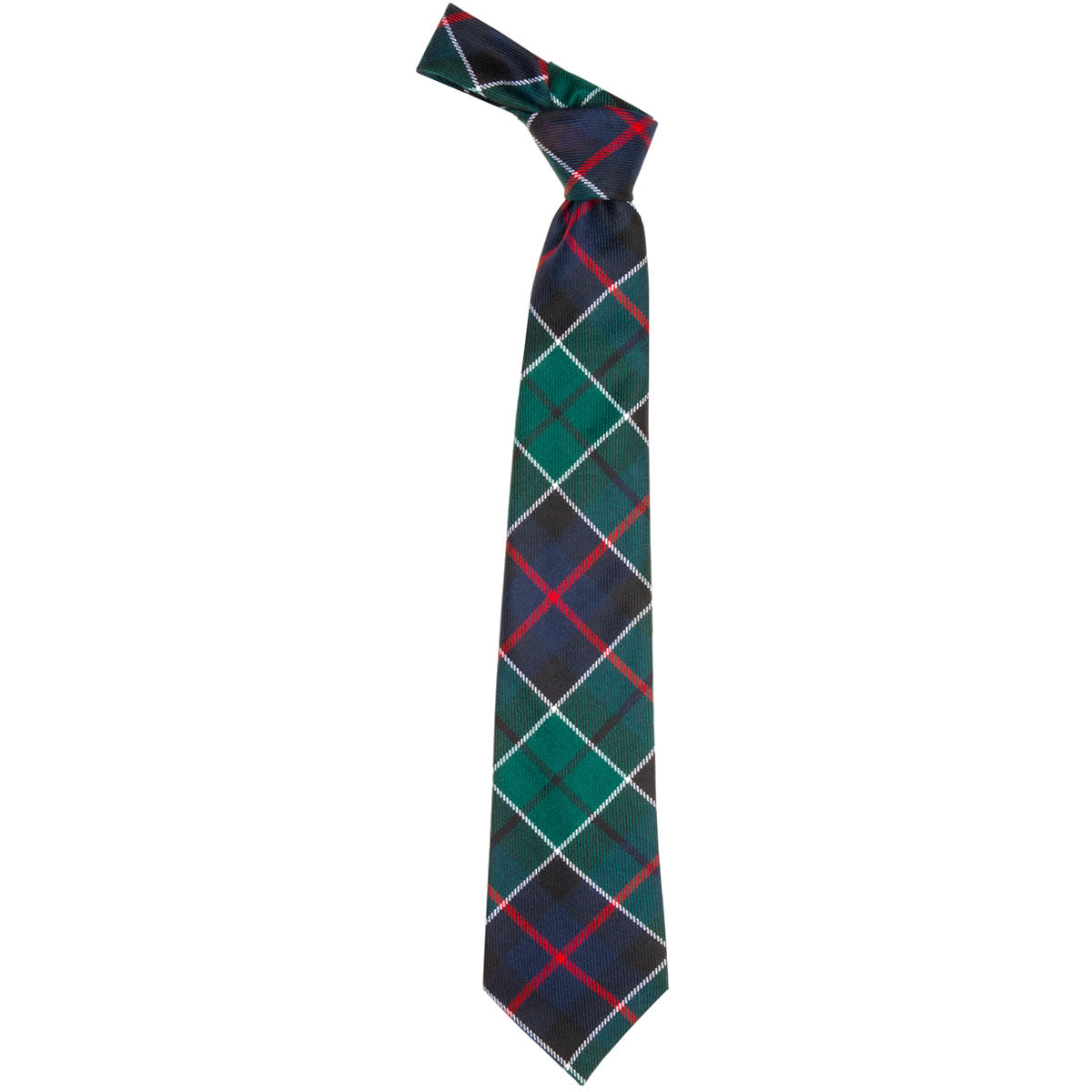 Leslie Green Modern Tartan Tie for Men - Stylish & Elegant Necktie for Business, Weddings & Formal Occasions