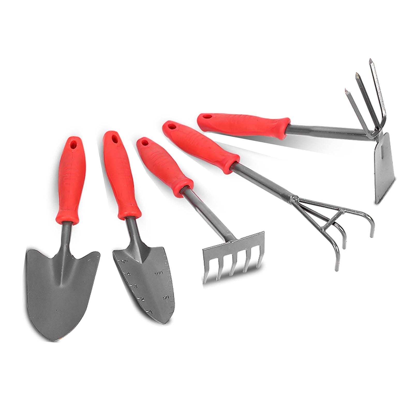 HELOU 5-Piece Easy Grip Garden Tool Set for Seniors - Perfect Gardening Gift for Women & Men