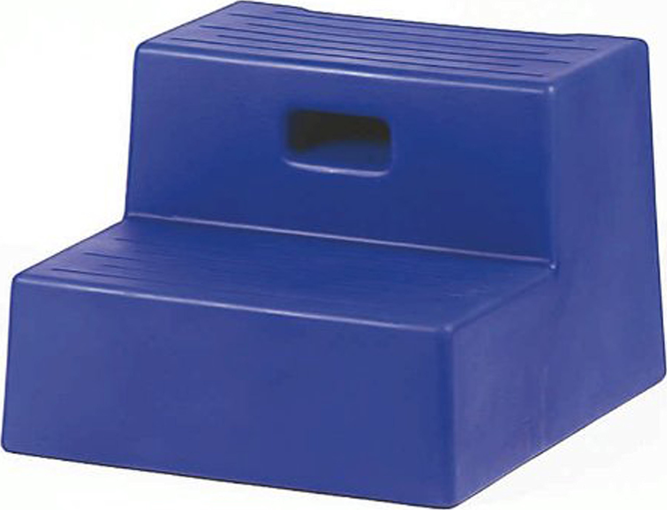 Jolly Pets 2-Step Dog Ramp for Cars & SUVs - Navy Blue Non-Slip Pet Stairs for Easy Vehicle Access - Perfect for Small, Senior, or Disabled Dogs