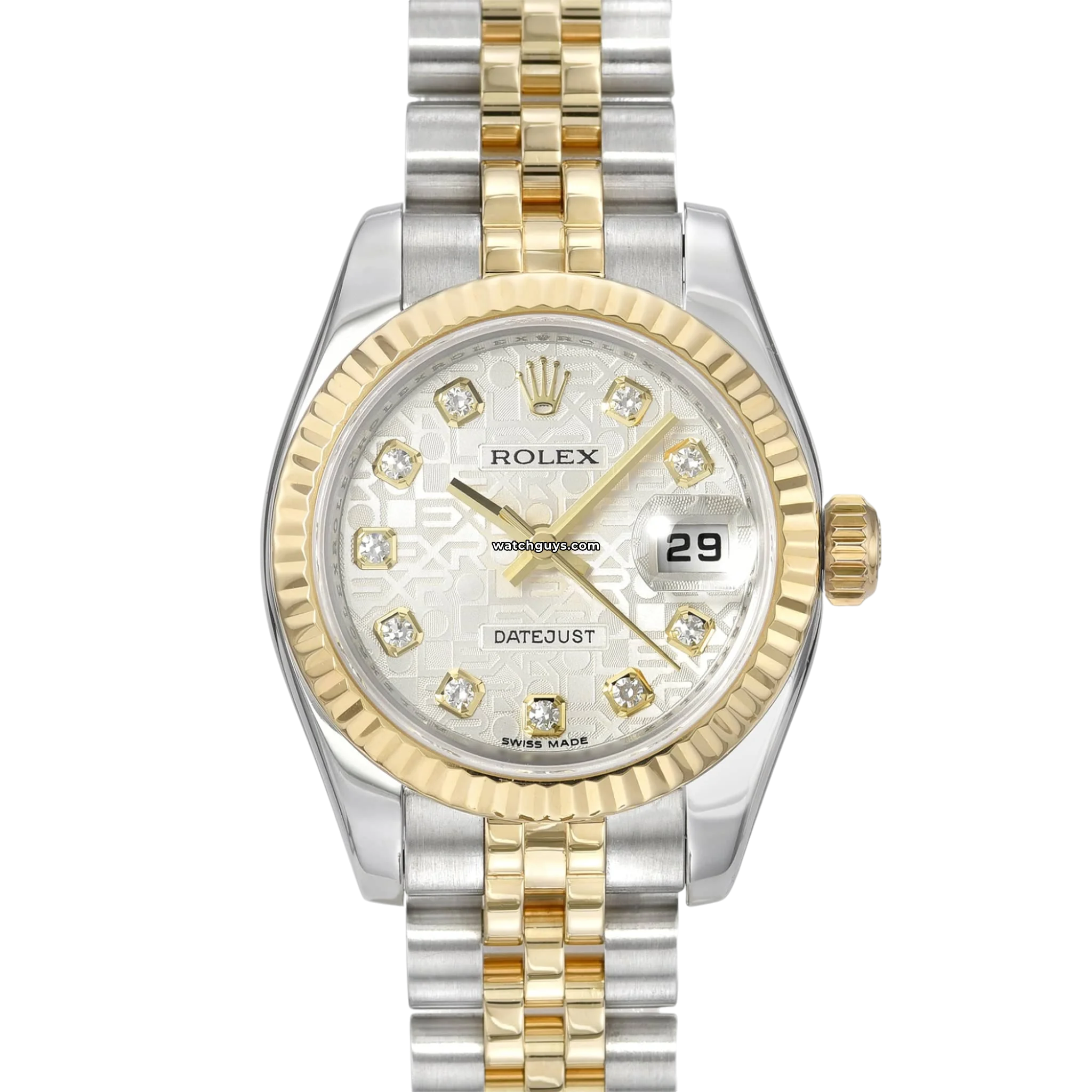 Rolex Datejust 179173 Silver Jubilee Diamond Watch - Luxury Swiss Automatic Timepiece for Men & Women - Perfect for Business, Gifts & Special Occasions