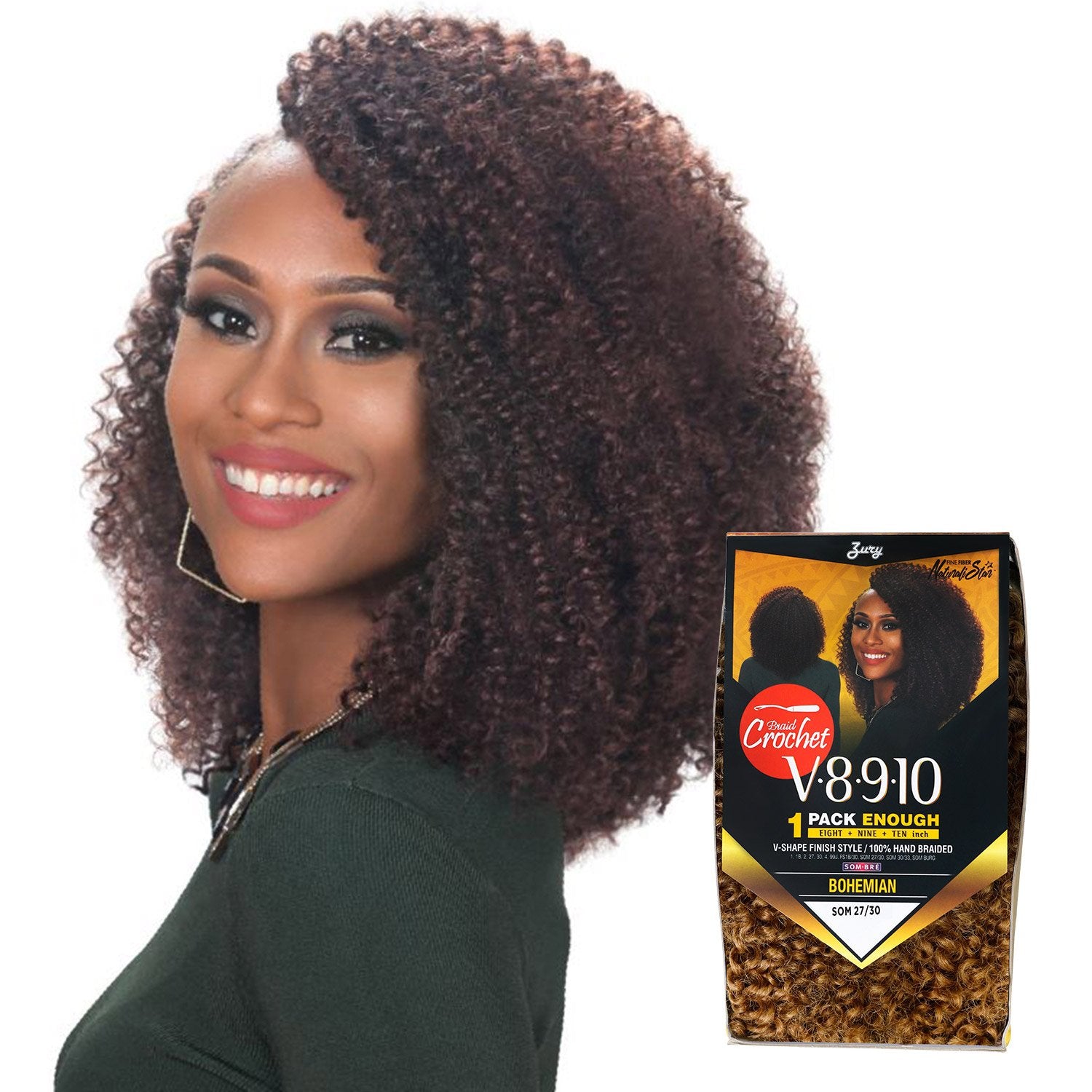 ZURY V8910 Crochet Bohemian Headband for Women - Stylish Hair Accessory for Festivals, Weddings & Everyday Wear