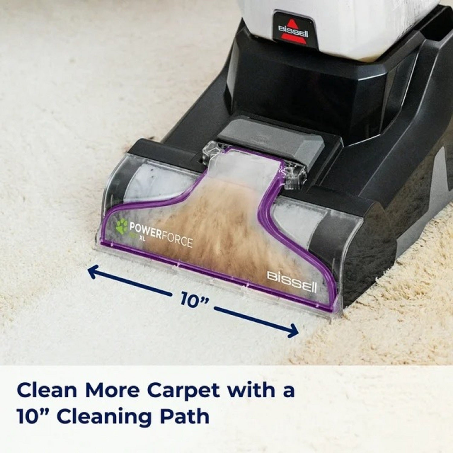 BISSELL Homecare 3748 PowerForce Pet XL Upright Carpet Cleaner for Pet Hair & Stains - Heavy Duty Deep Cleaning for Carpets, Rugs & Upholstery - Perfect for Pet Owners & Home Cleaning