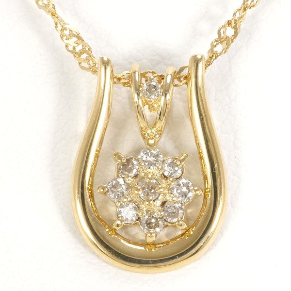 18K Yellow Gold Diamond Necklace for Women - Elegant & Luxurious Jewelry Gift for Anniversary, Wedding, Valentine's Day