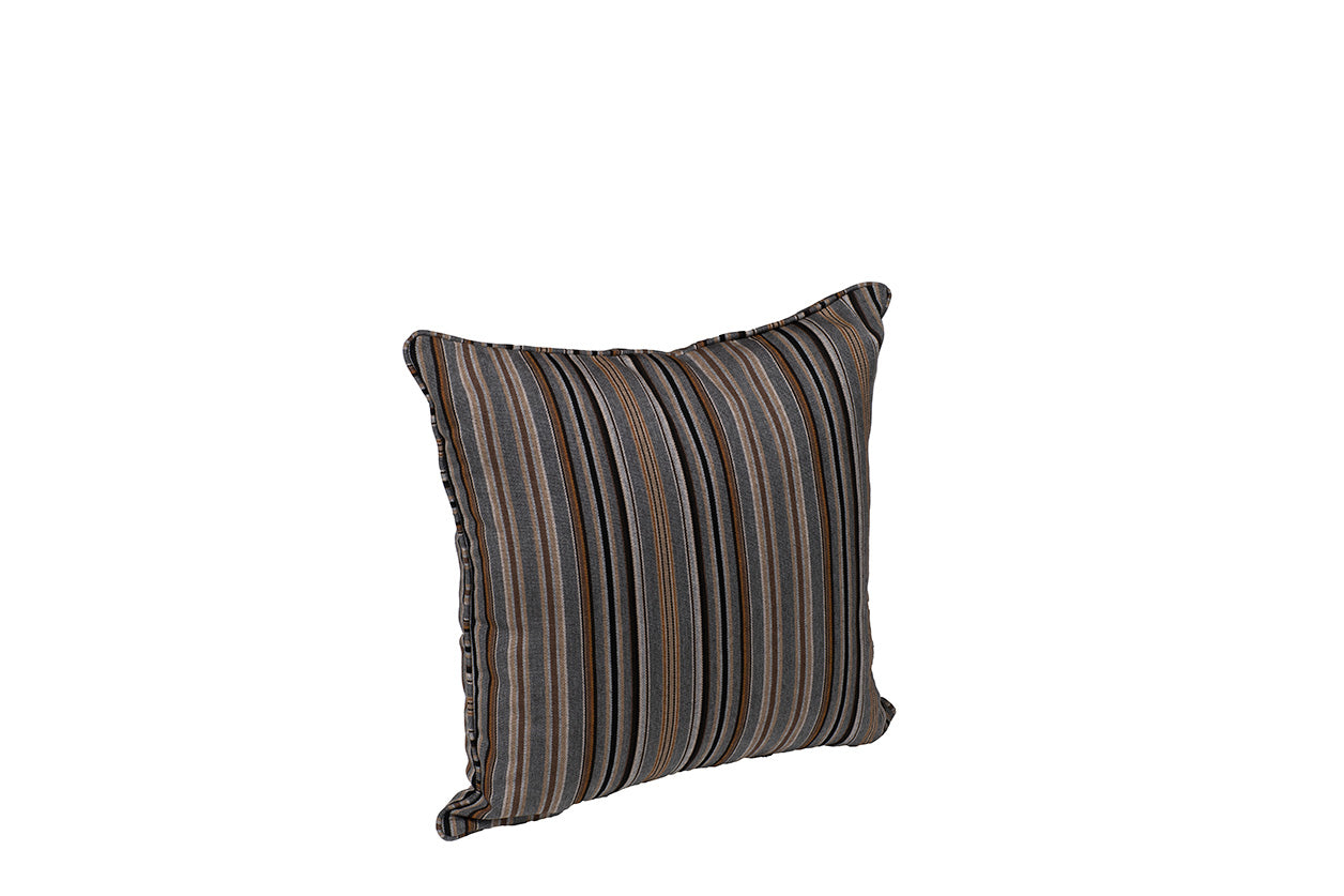Berlin Gardens 17 x 17 Inch Decorative Throw Pillow with Corded Edge - Perfect for Sofa, Bed, or Outdoor Patio Decor