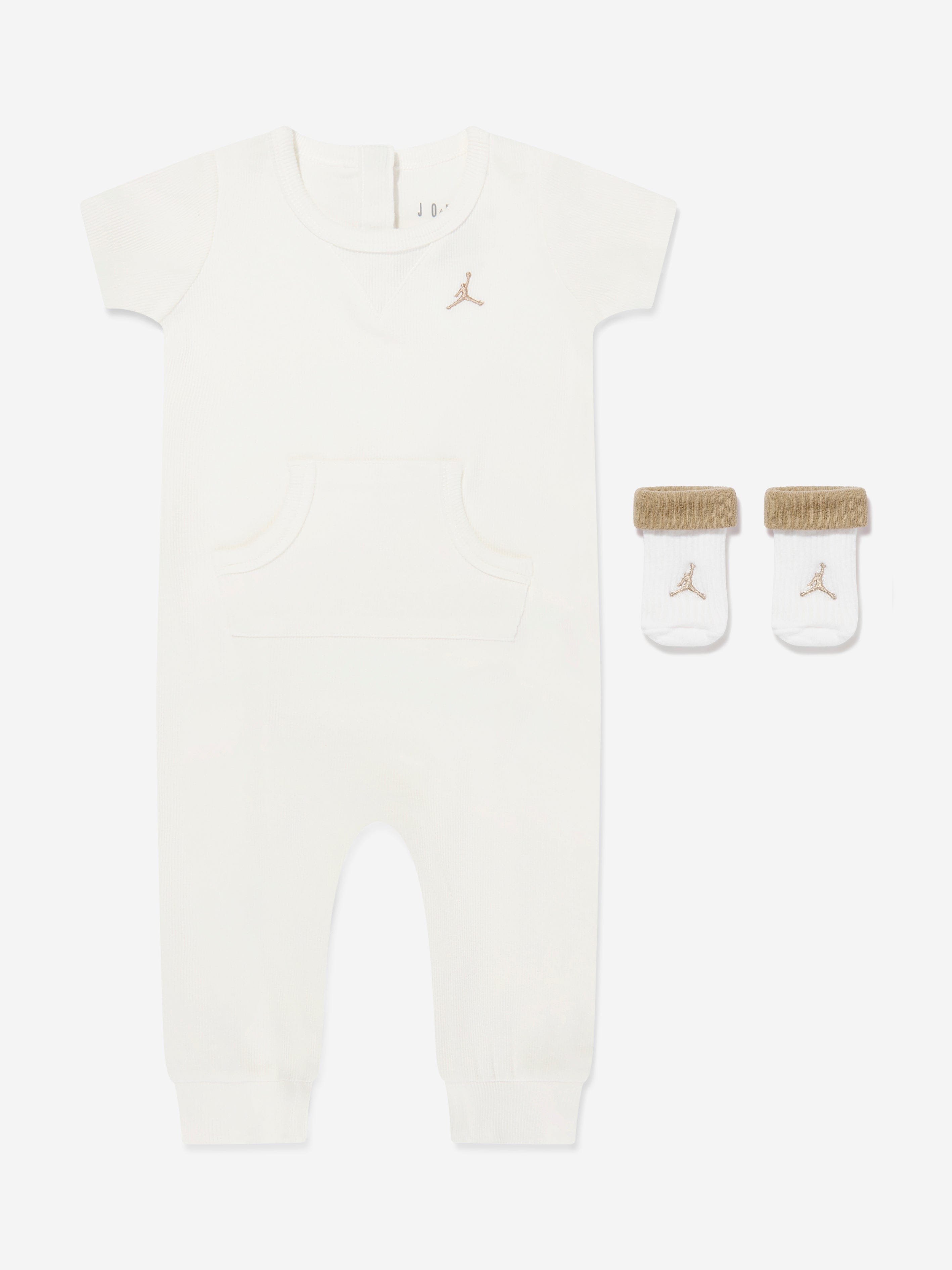 Soft Ivory Baby Romper Set - Organic Cotton Newborn Bodysuit & Pants Outfit for 0-12 Months | Perfect for Playtime, Photo Shoots & Everyday Comfort
