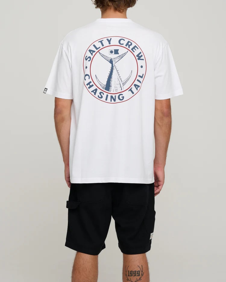 Salty Crew Tailgate Standard Tee - Men's Comfortable Cotton T-Shirt for Casual Wear, Beach Outings & Outdoor Activities