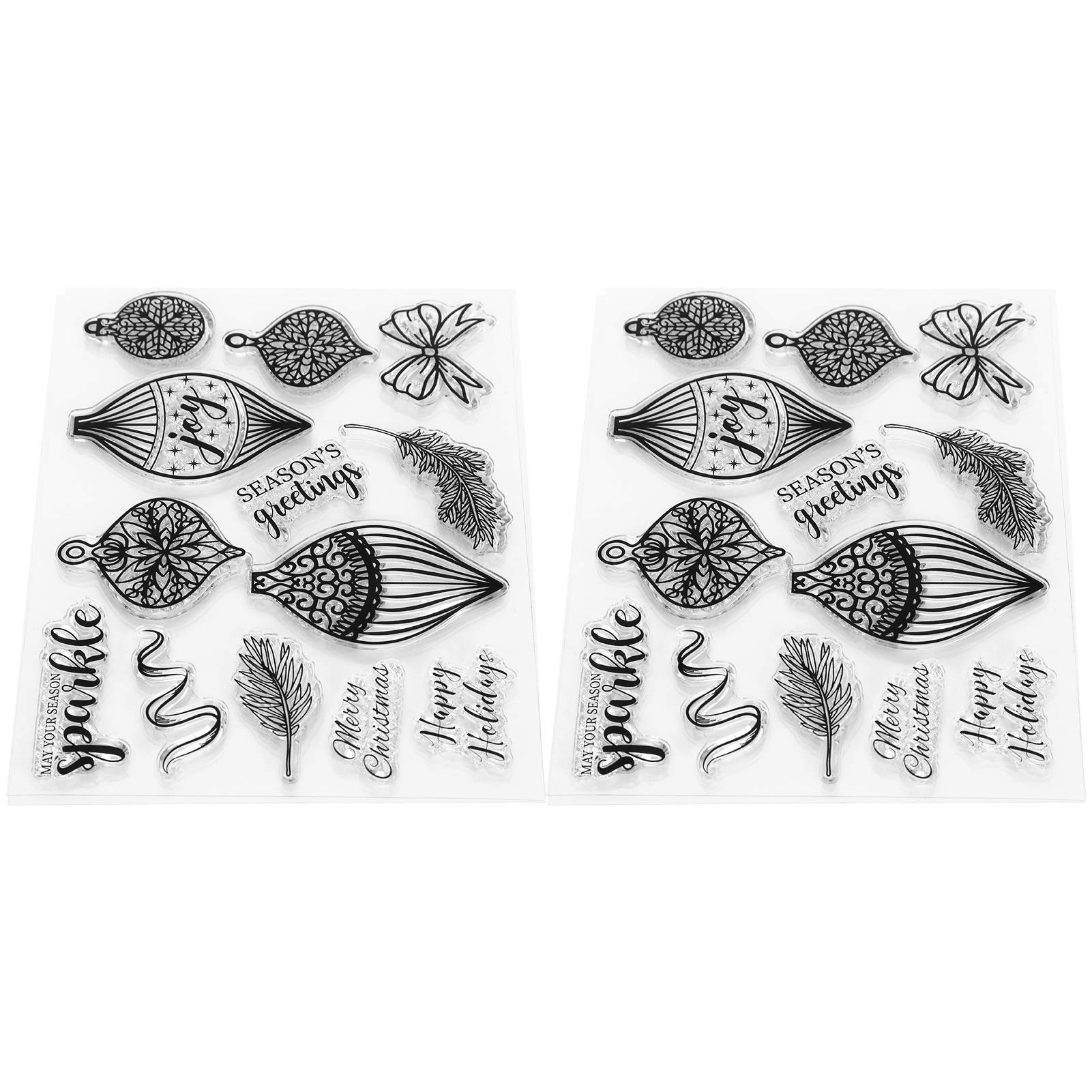 KUIDAMOS Clear Rubber Stamp Set - Eco-Friendly TPR Material for Greeting Cards, Scrapbooking & Journaling - Perfect for DIY Crafts, Wedding Invitations, and Memory Keeping
