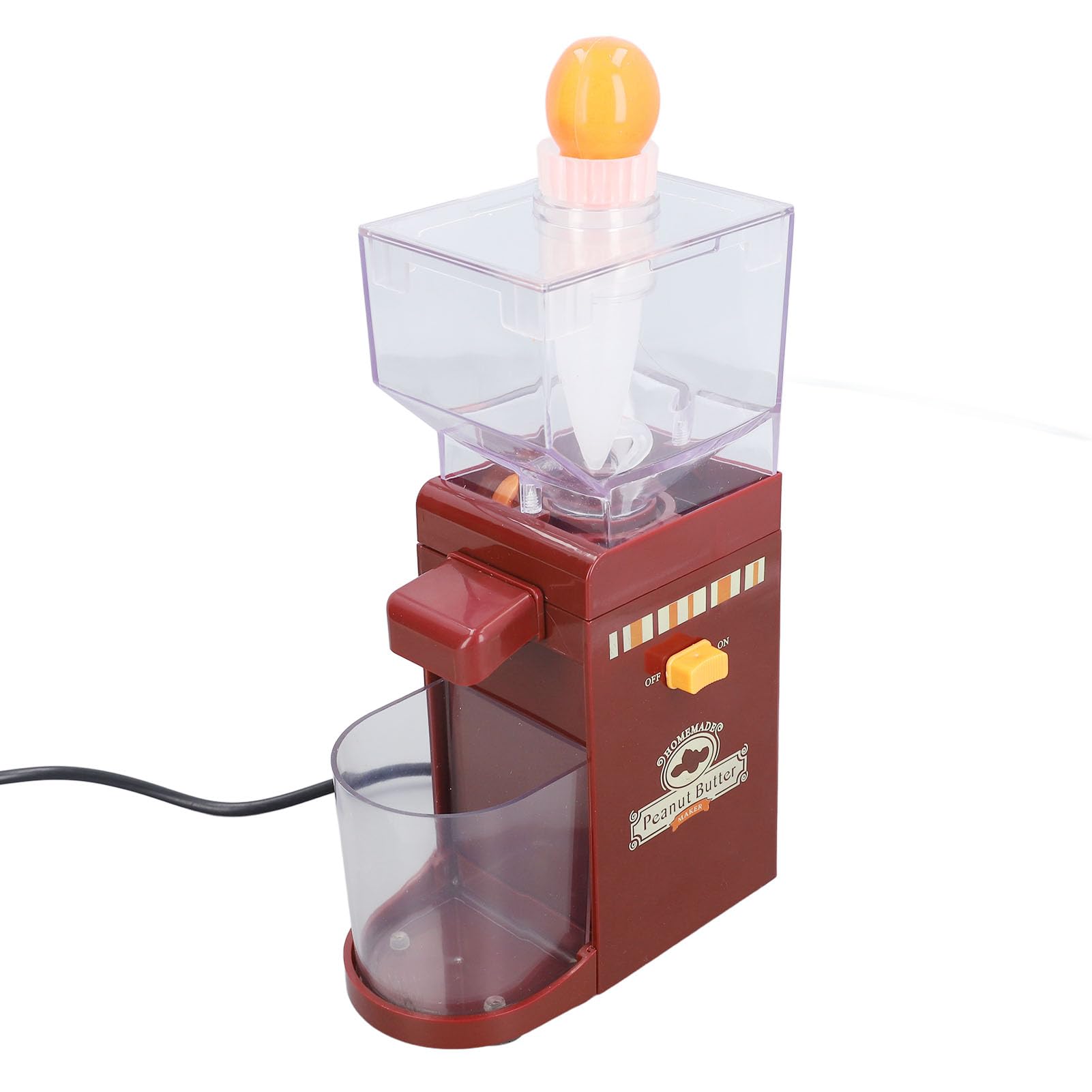 Vbestlife Electric Nut Grinder Machine - Automatic Sesame Sauce Maker for Peanuts, Almonds, Cashews & Hazelnuts - 110V US Plug - Perfect for Home Baking, Cooking & Healthy Snack Preparation