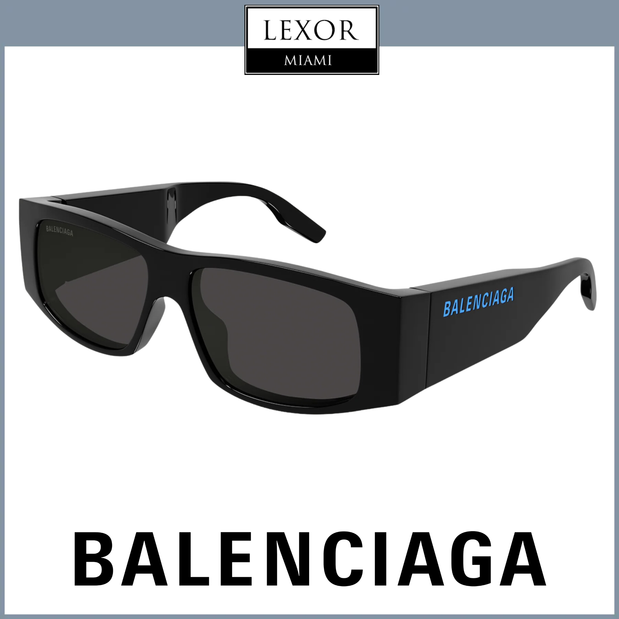 Balenciaga BB0100S 001 56 Unisex Sunglasses - UV Protection, Lightweight & Stylish for Men and Women | Perfect for Beach, Driving & Outdoor Activities