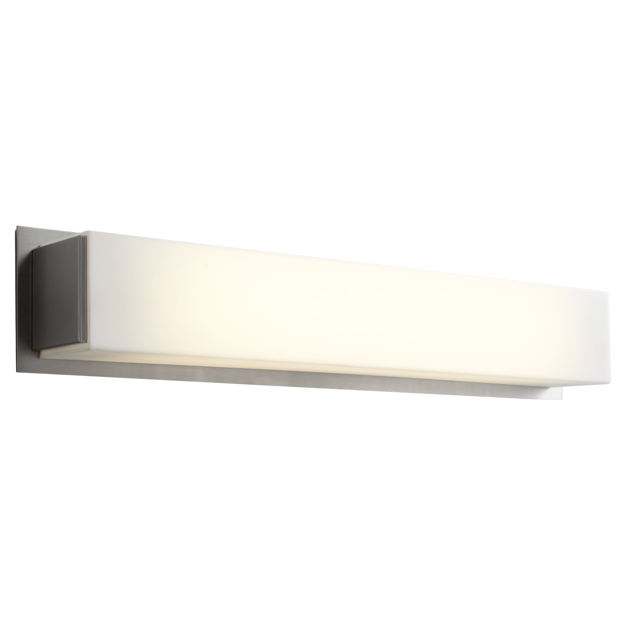Oxygen FUSE 3 544 24 Vanity Light Fixture in Satin Nickel - Perfect for Bathroom, Bedroom & Dressing Room Lighting