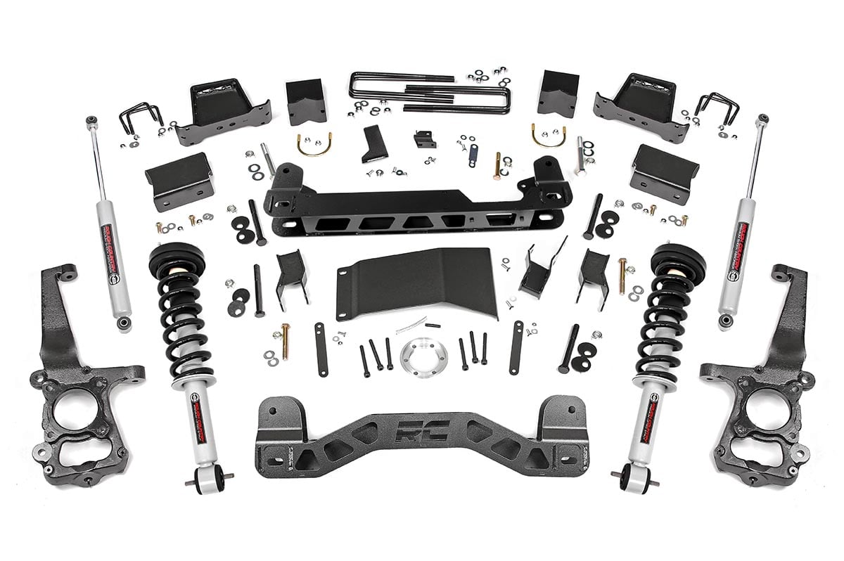 6 Inch Lift Kit with N3 Struts for Ford F-150 4WD (2015-2020) - Model 55731 | Off-Roading & Truck Customization Upgrade