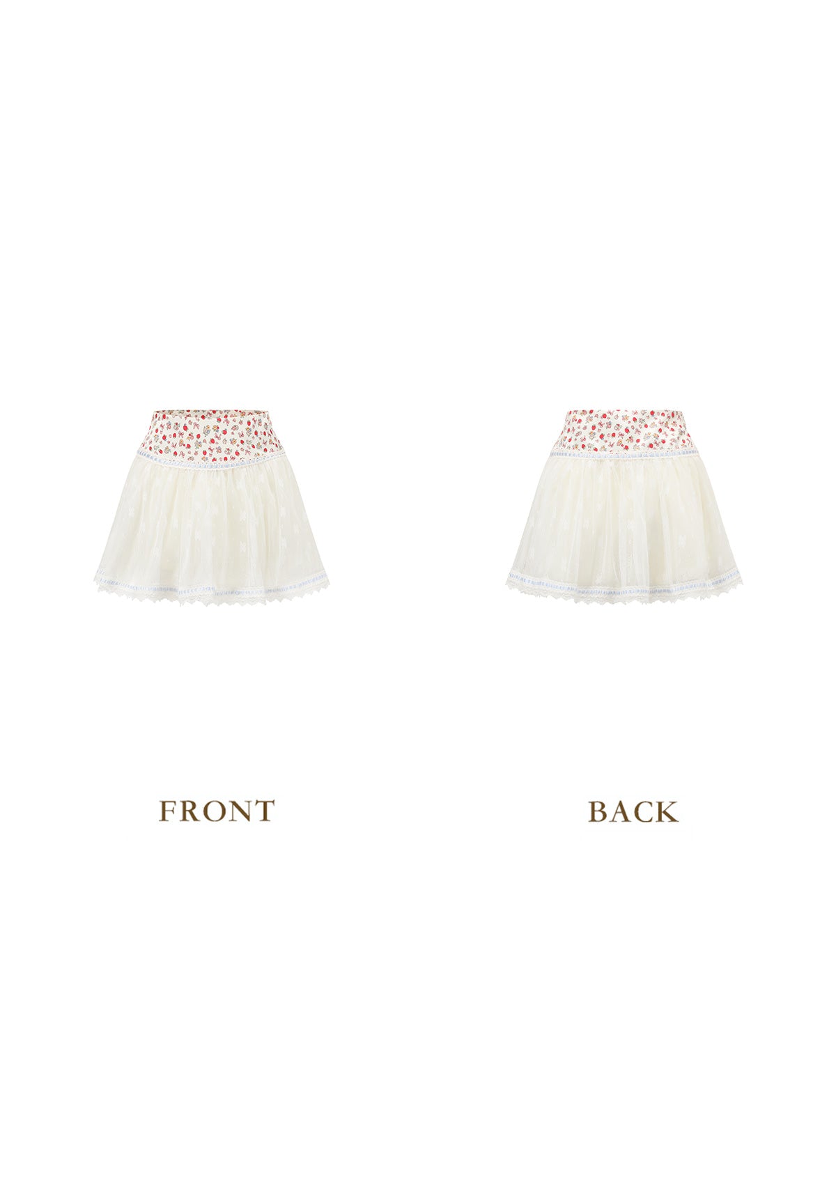 Berry Baker Girl Skirt - Cute Floral Print Summer Skirt for Girls | Perfect for School, Parties & Playtime
