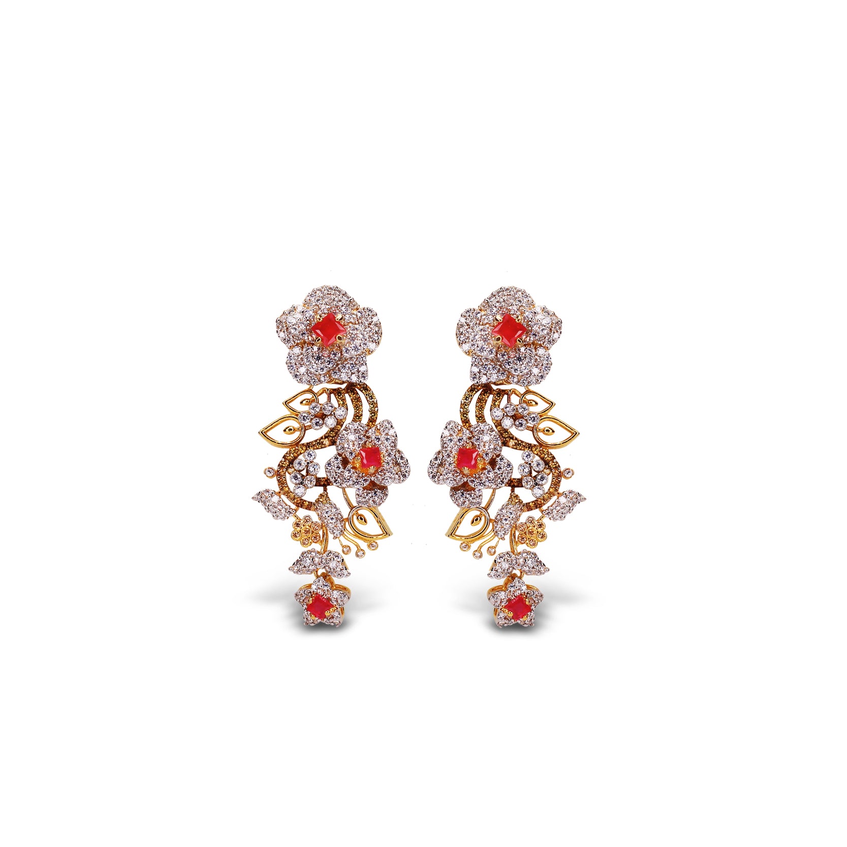 E1374 Elegant Dangle Earrings for Women - Hypoallergenic & Lightweight Fashion Jewelry - Perfect for Parties, Weddings & Everyday Wear