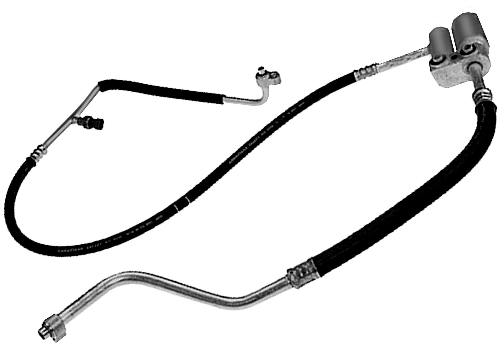 GM Parts 15-31105 Air Conditioning Compressor and Condenser Hose Assembly - Replacement AC Hose Kit for GM Vehicles | Perfect for AC System Repair & Maintenance