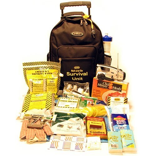 Mayday Roll and Go Emergency Survival Kit for 2 People - Compact First Aid & Disaster Preparedness Gear for Camping, Hiking, and Natural Disasters