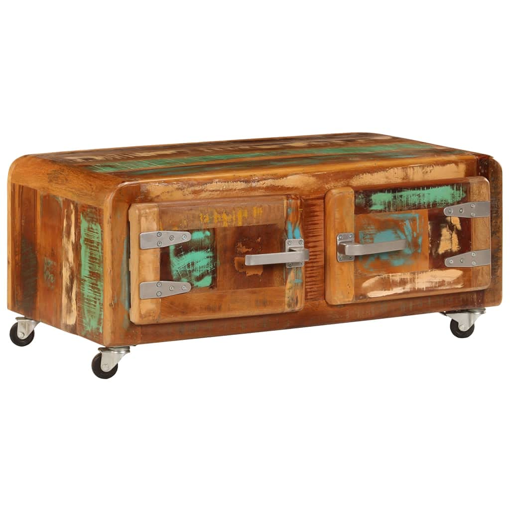 Modern Reclaimed Wood Coffee Table 33.5