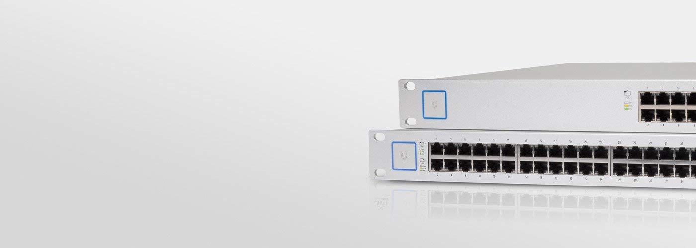 Ubiquiti US-24 UniFi Switch 24-Port Gigabit Ethernet Network Switch with 2 SFP Ports - White | Ideal for Home Office, Small Business & Smart Home Networking