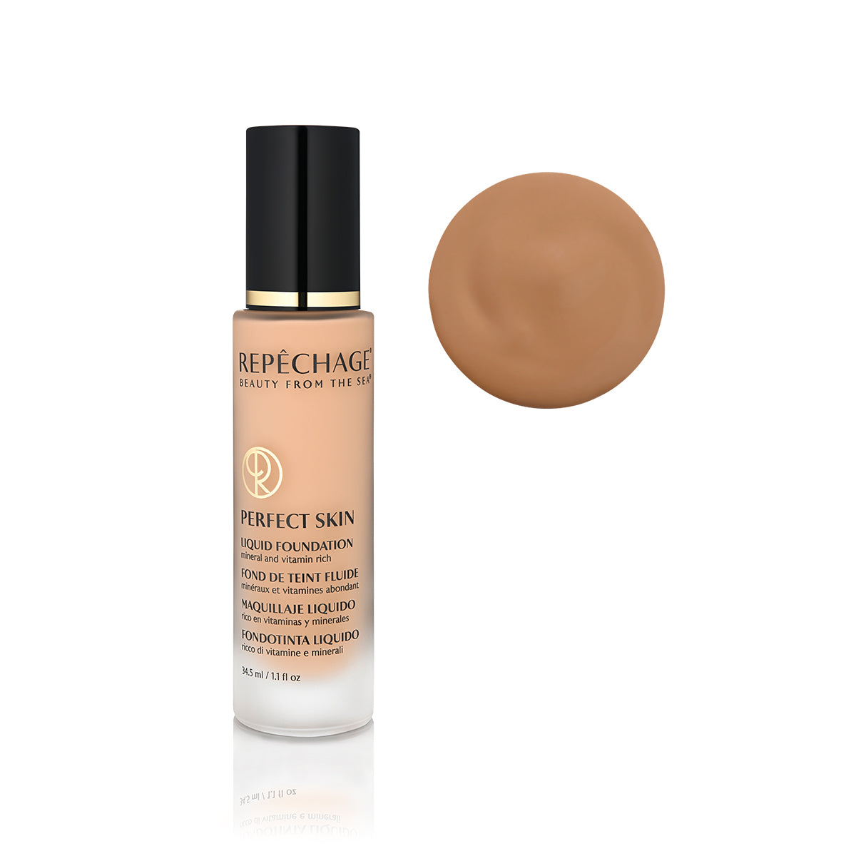 Perfect Skin Liquid Foundation - Neutral Tone (PS4) | Oil-Free, Long-Lasting Coverage for Flawless Look | Ideal for Daily Wear, Special Occasions & Photography