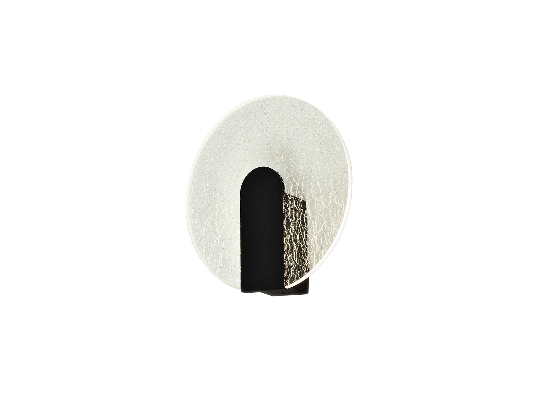 Auris LED Wall Light - Modern Black Sconce for Living Room, Bedroom & Hallway Lighting | Energy Efficient Indoor Wall Lamp