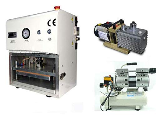 New & Improved OCA Vacuum Laminator Machine - Professional Laminating Equipment with Vacuum Pump & Air Compressor | Perfect for Phone Screen Repair, Touch Panel Lamination, and Display Assembly