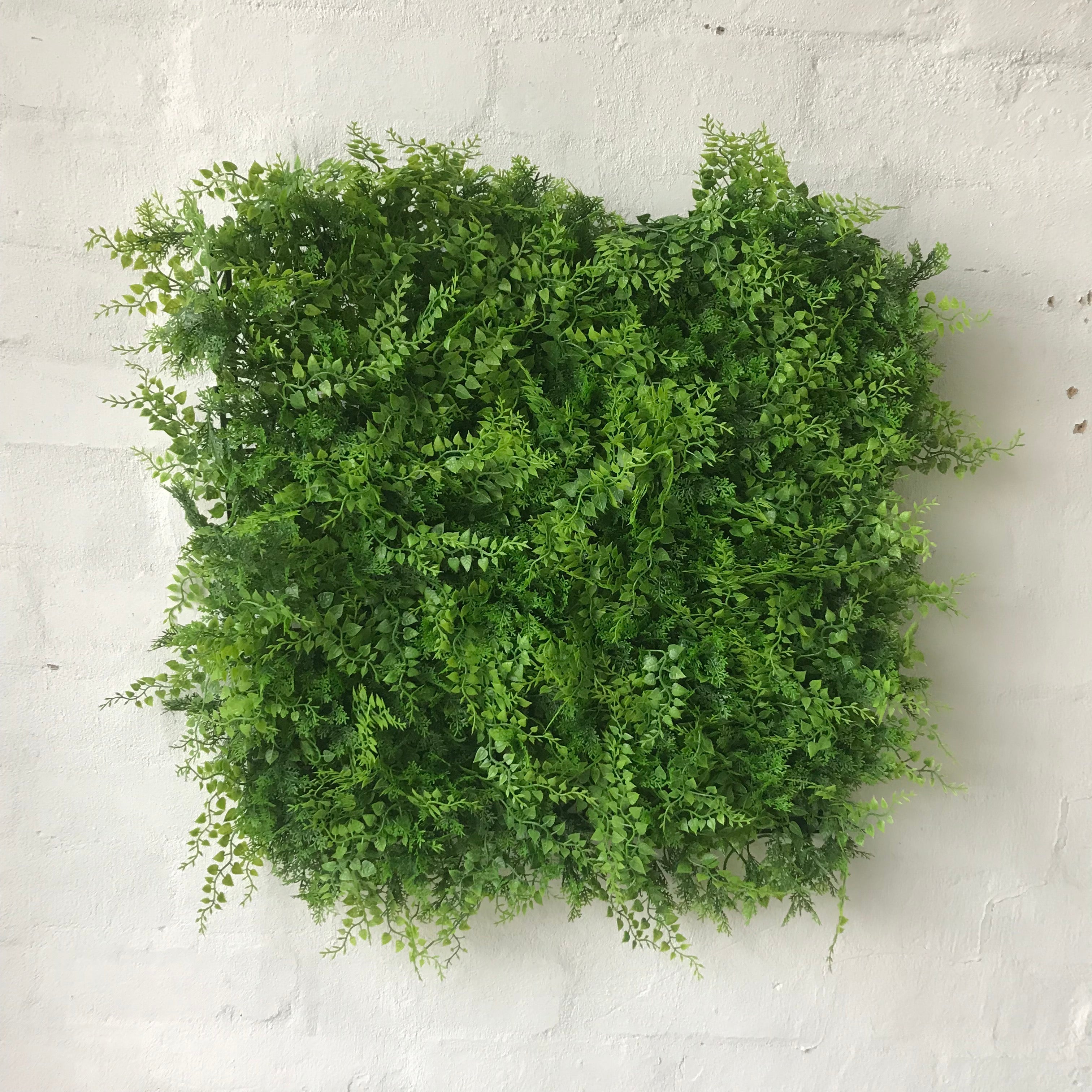 Premium Artificial Plant Tile - Realistic Greenery Wall Decor for Home & Office - Perfect for Indoor Vertical Gardens, Living Room Accents, and Commercial Spaces