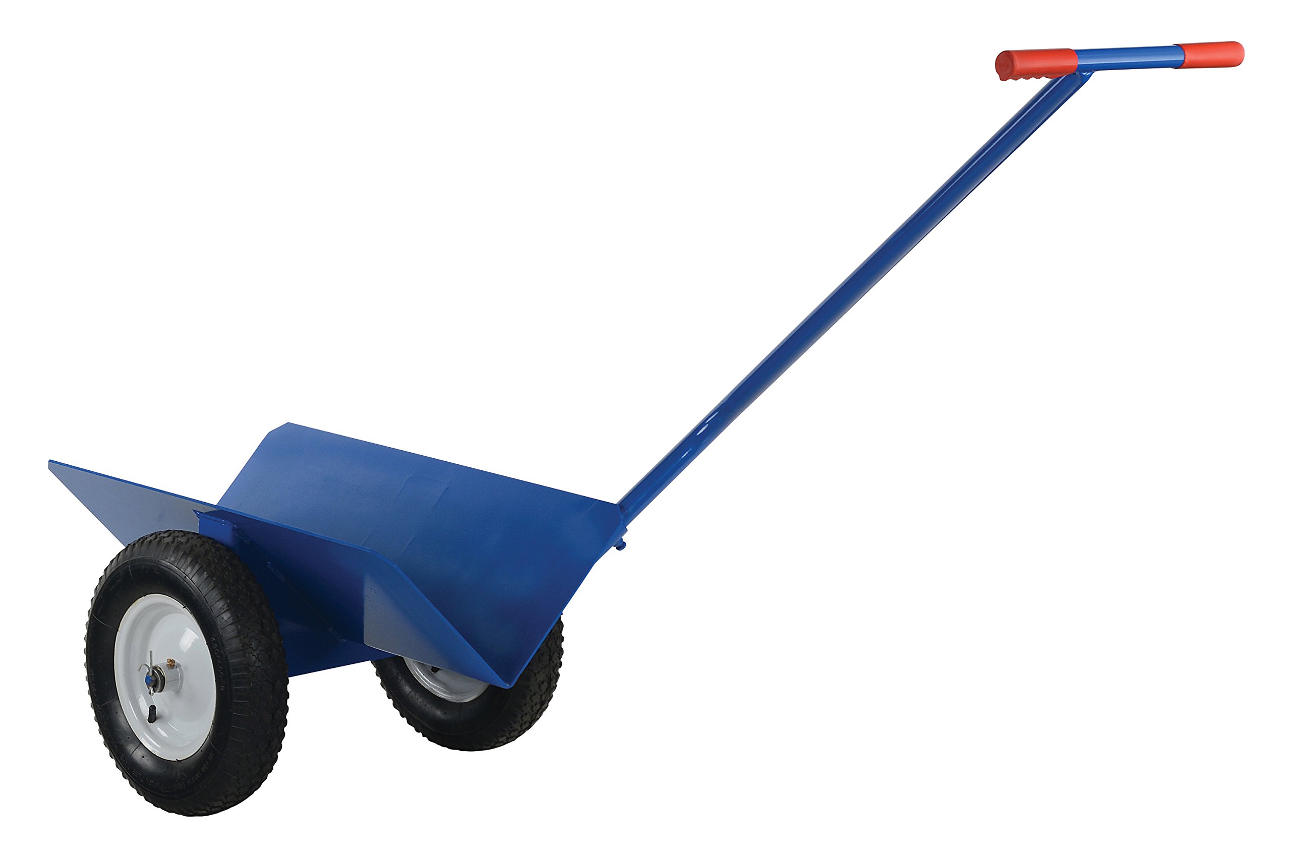 Heavy Duty V-Groove Pipe Roller with Pneumatic Wheels - Perfect for Construction, Plumbing, and Industrial Pipe Handling