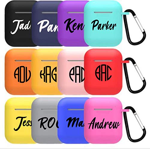 Custom AirPods 2/1 Silicone Case with Keychain - for Work & Travel