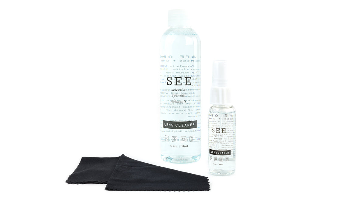 Premium Lens Cleaner Kit for Glasses, Camera & Phone Screens - Microfiber Cloth & Spray - Perfect for Travel, Office & Home Use
