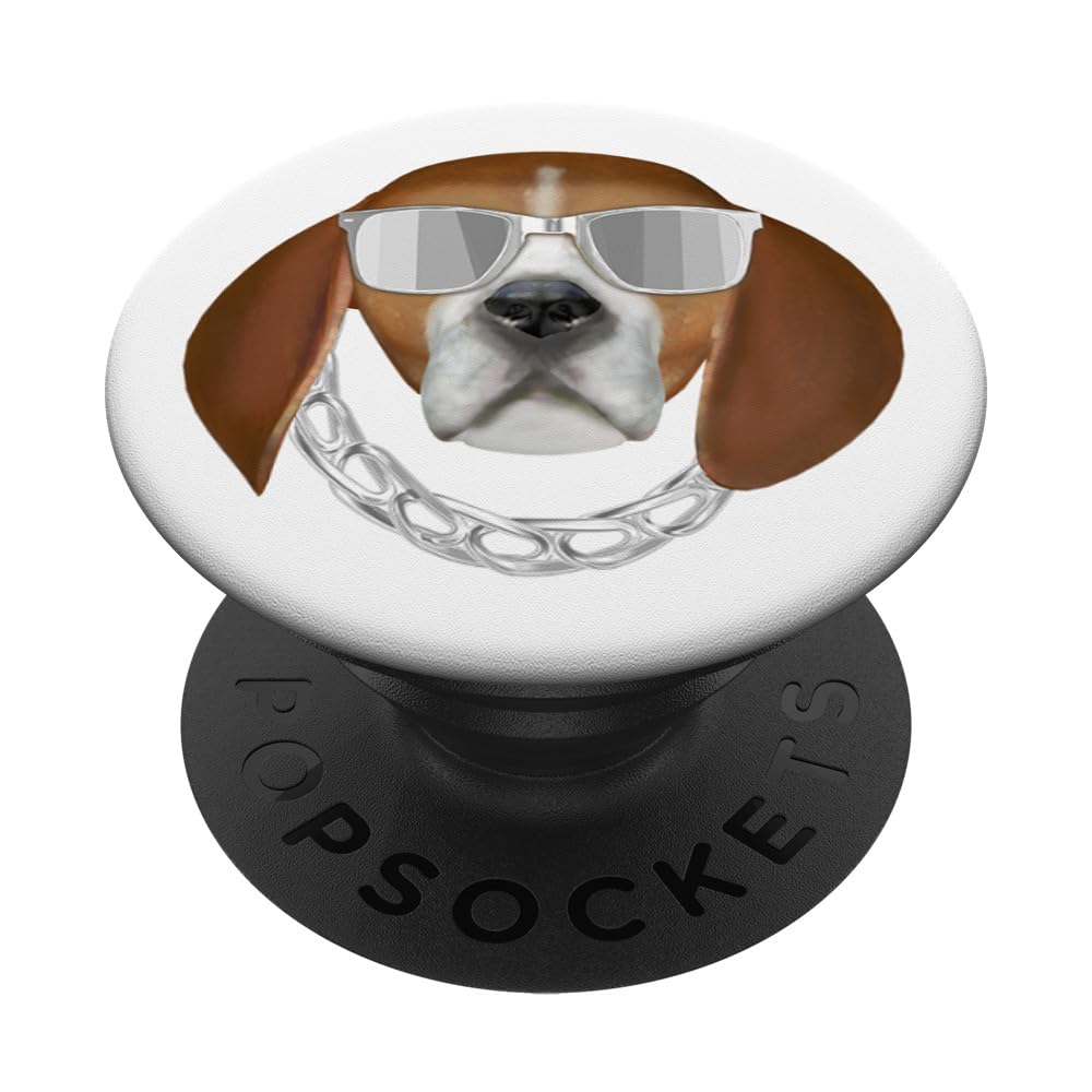 Funny Beagle Design PopSockets PopGrip for Dog Lovers - Perfect Gift for Beagle Moms & Dads | Use on Phones, Tablets & Laptops