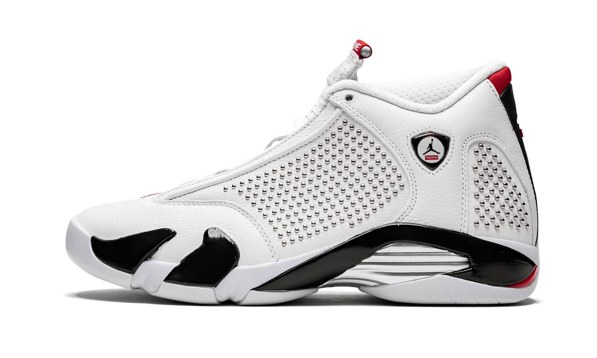 Jordan Air 14 Retro Basketball Shoes - White/University Red Colorway - Men's High-Top Sneakers for Casual Wear & Street Fashion