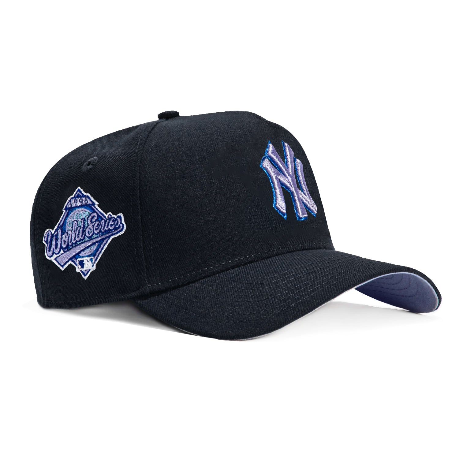 New Era 9Forty A-Frame New York Yankees 1996 World Series Patch Snapback Hat - Navy Blue Adjustable Baseball Cap for Men & Women - Perfect for Sports Fans, Game Day & Streetwear Fashion