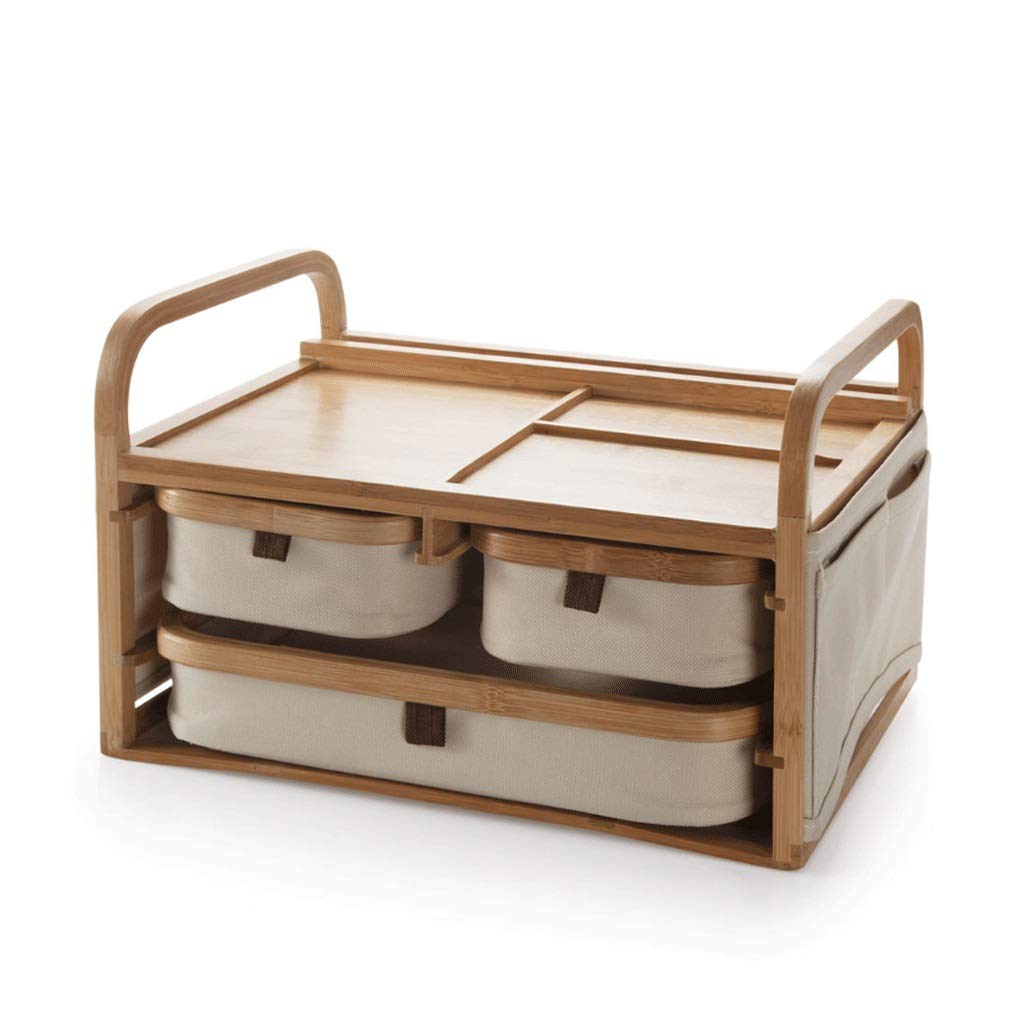 Luckxuan 5-Tier Makeup Organizer with Drawers - Desktop Cosmetic & Jewelry Storage Box for Makeup Brushes, Lipsticks, Rings - Perfect for Vanity, Bathroom, Dorm Room Organization