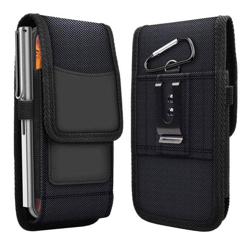 iPhone 13 Pro Max Belt Clip Holster - Premium Card Pouch Case with Secure Belt Attachment | Perfect for Outdoor Activities, Travel & Everyday Carry
