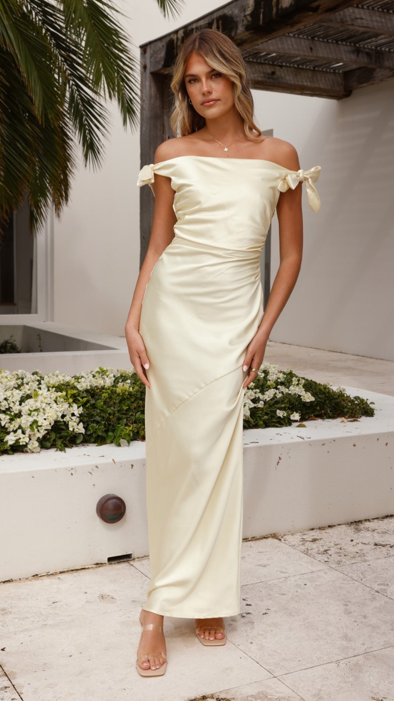 Frida Maxi Dress in Yellow - Flowy Boho Summer Dress for Beach, Vacation & Casual Outings