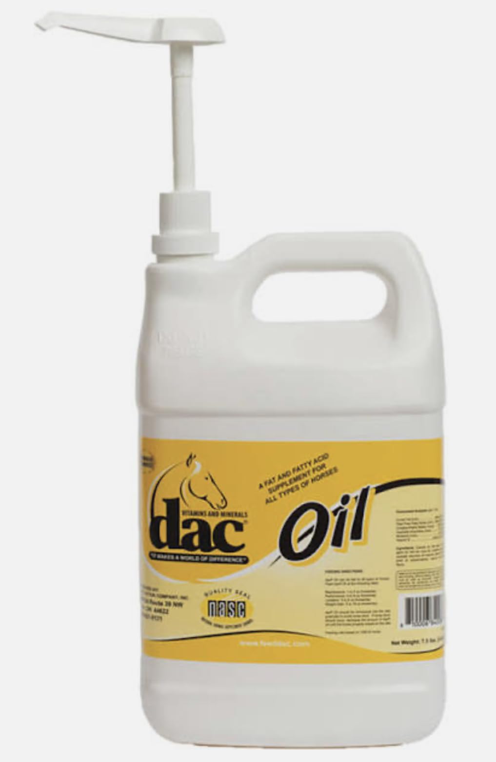 DAC Oil with Pump - High-Quality Hydraulic Fluid for Heavy Machinery & Equipment | Ideal for Construction, Agriculture & Industrial Use