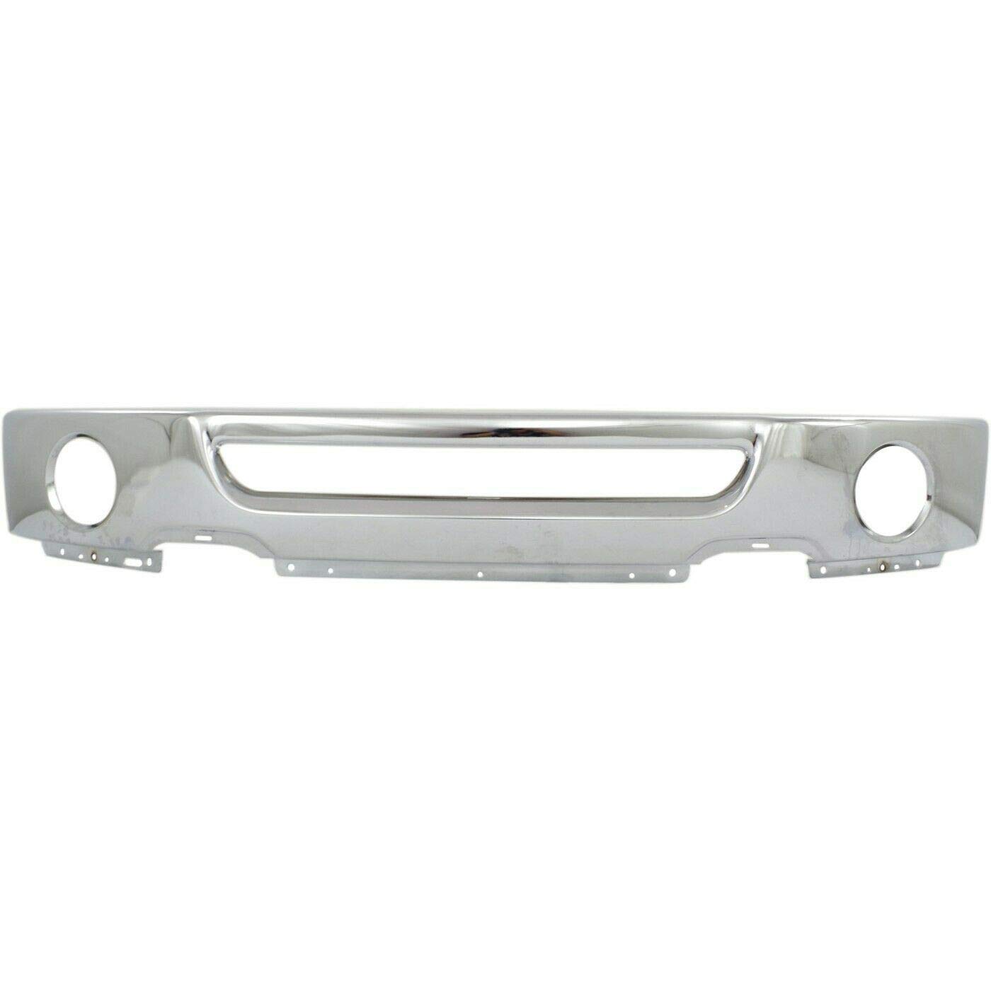 Chrome Front Bumper with Fog Light Holes for 2006-2008 Ford F-150 | Replacement Face Bar | FO1002399 6L3Z17757BA | Perfect for Off-Roading & Truck Restoration Projects