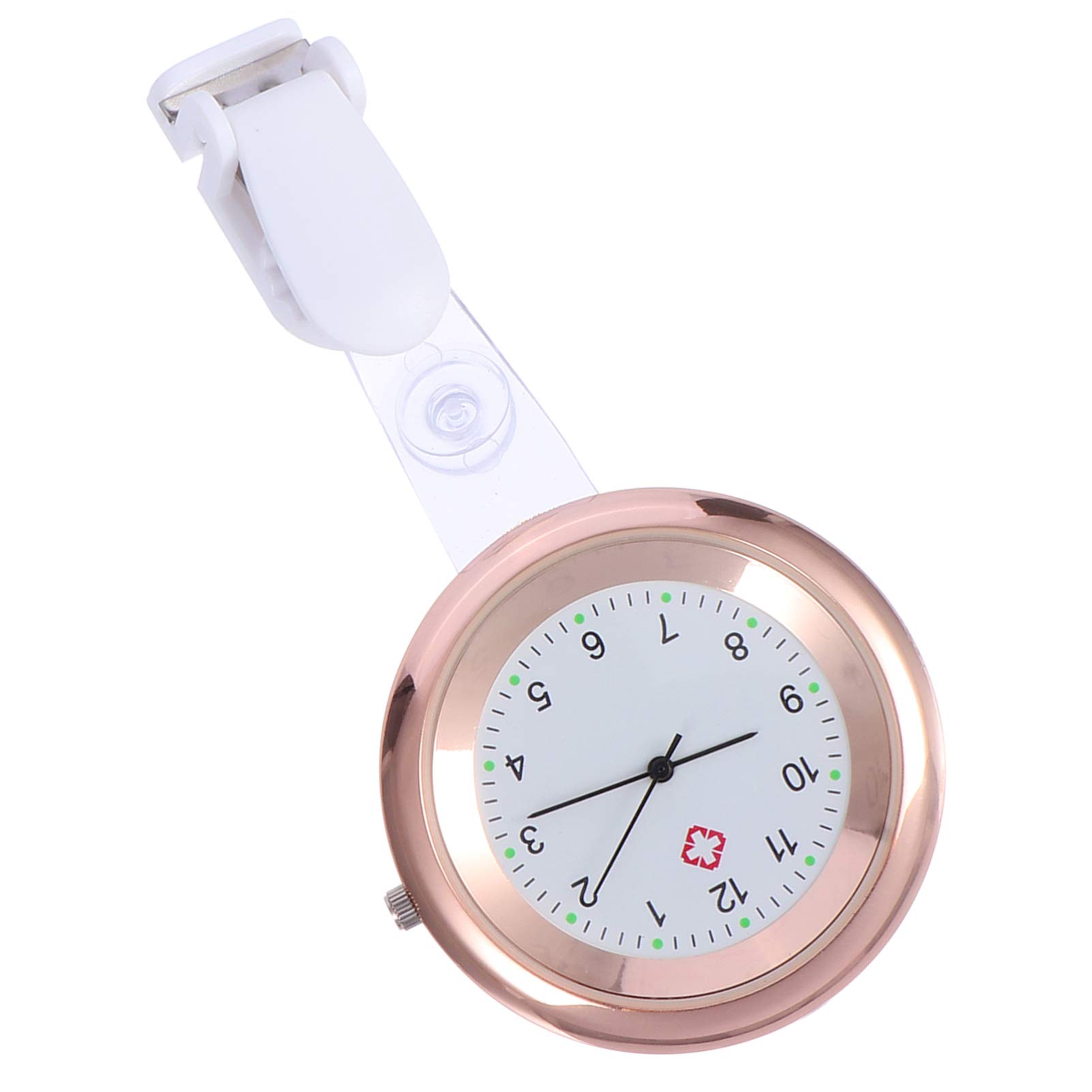 Balacoo Nurse Clip-On Watch with Aluminum Alloy Cover - Waterproof Fob Watch for Nurses & Doctors - Perfect for Medical Shifts, Clinical Use & Healthcare Professionals