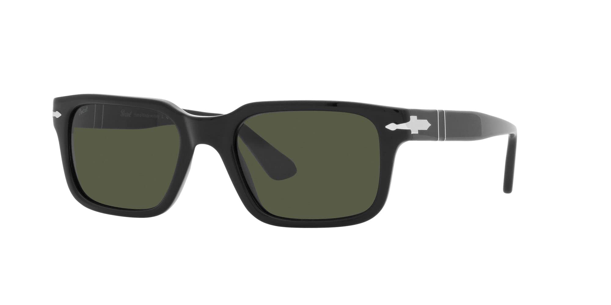 Persol PO3272S Rectangular Polarized Sunglasses for Men & Women - UV Protection, Classic Style - Perfect for Driving, Travel & Outdoor Activities