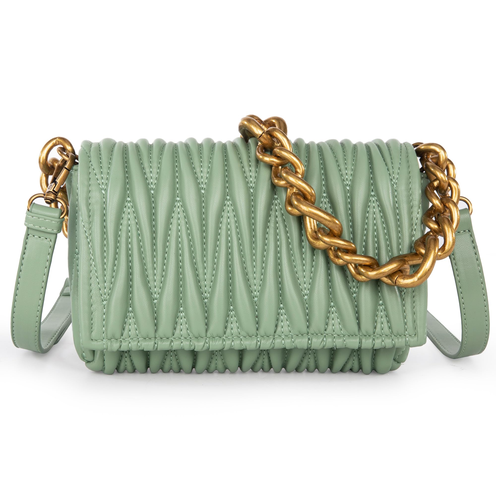 Montana West Quilted Handbags for Women - Stylish Crossbody Bags & Top Handle Purses | Fashionable Small Shoulder Bags for Daily Use, Work, Travel & Shopping