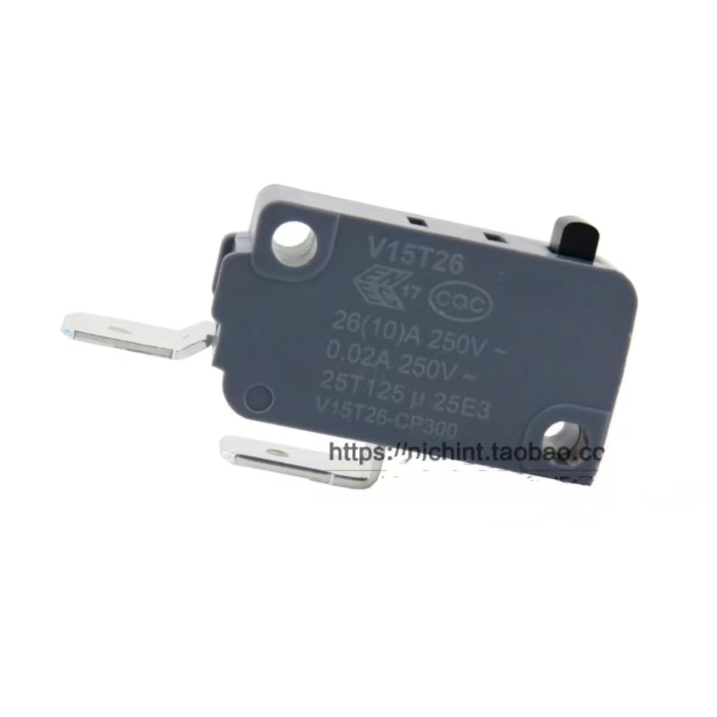 Honeywell V15T26-CP300 26A 250V High Current Microswitch for Microwave Ovens, Water Dispensers & Electric Water Heaters - Durable Replacement Part for Home and Commercial Appliances
